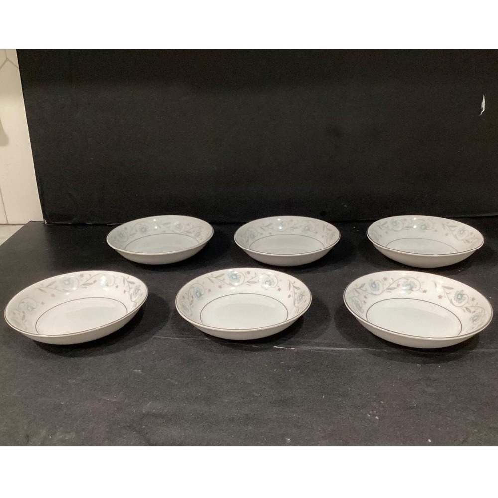 English Garden Berry Bowls #1221, Set of 6, Vtg Fine China Of Japan Dinnerware - Picture 7 of 12